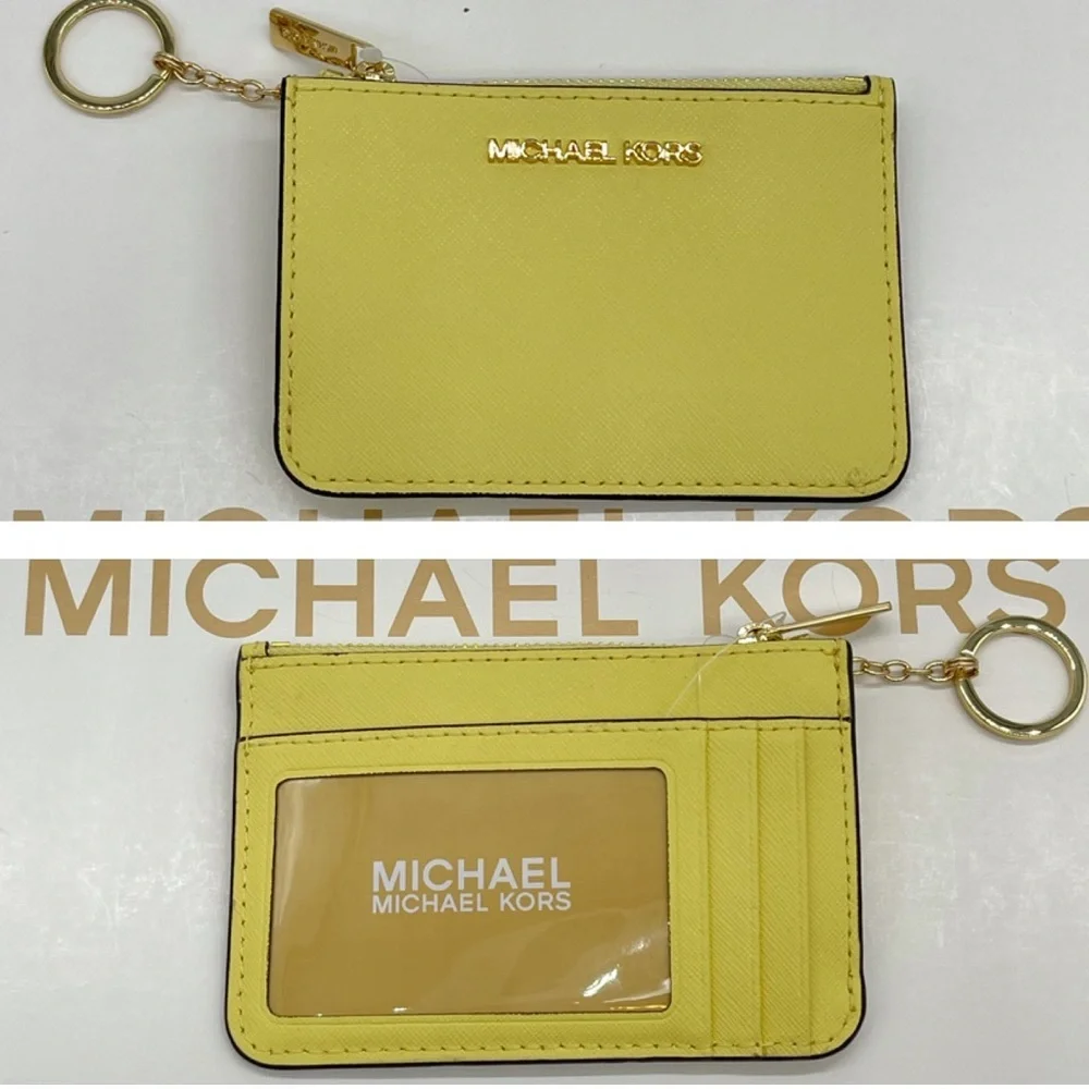 Michael Kors Small Top Zip Coinpouch Wallet